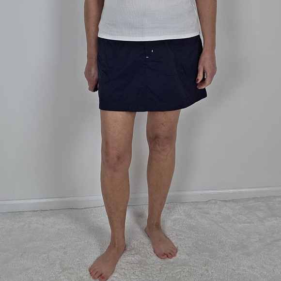 Nautica Sporty Navy Mini Skirt Med - Picture 1 of 8